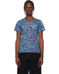 Dries Van Noten - Burgundy Fitted Cotton T-Shirt - Lyst