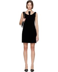 Givenchy - Bow Detail ベルベット ミニドレス - Lyst