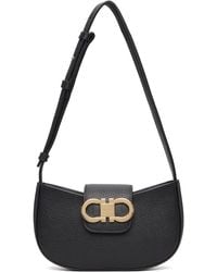 Ferragamo - Double Gancini Mini Shoulder Bag - Lyst