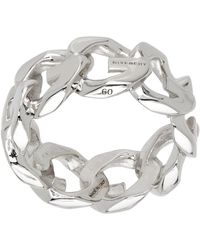 Givenchy - Silver G Ring - Lyst