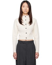 Jacquemus - Off- La Croisière 'The Scala' Cardigan - Lyst