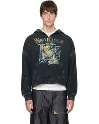 we11done - Anniversary Teddy Zip-Up Hoodie - Lyst