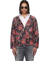 R13 - Printed Boyfriend Cardigan - Lyst