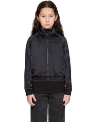 DIESEL - キッズ｜ブラック ジップアップ トラックジャケット - Lyst