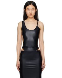 Versace - Asymmetric Bodysuit - Lyst