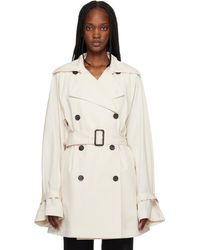 TOTEME - Off- Washed Cotton Trench Coat - Lyst