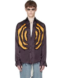 Edward Cuming - Chemise Vortex Lung Mauve - Lyst