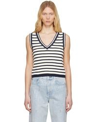 Rag & Bone - Off- & Meghan Stripe Vest - Lyst