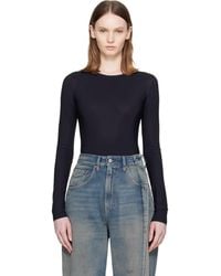 MM6 by Maison Margiela - Technical Jersey Bodysuit - Lyst
