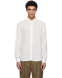 Tiger Of Sweden - Off- Spenser Casual Linen Shirt - Lyst