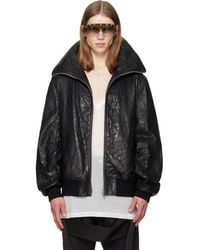 Rick Owens - Tower Dracuflight Leather Jacket - Lyst