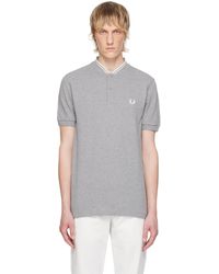 Fred Perry - Band Collar Henley - Lyst