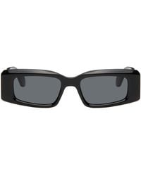 Alaïa - Black Rectangular Sunglasses - Lyst