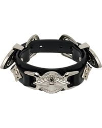 Toga - Double Buckle Bangle Bracelet - Lyst