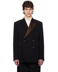 Wales Bonner - ブラック Rise タキシードジャケット - Lyst