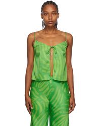 Simon Miller - Simonmiller Green Zapa Tank Top - Lyst