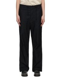 Needles - Black Fatigue Trousers - Lyst