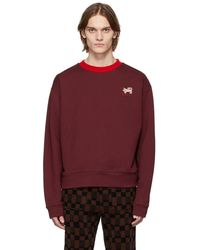 Mens Burgundy Sweatsuit for Men - Up to 