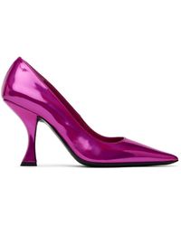 BY FAR - Ssense Exclusive Pink Viva Heels - Lyst