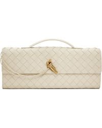 Bottega Veneta - オフホワイト Andiamo クラッチバッグ - Lyst