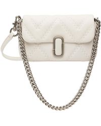 Marc Jacobs - White Mini 'the Quilted Leather J Marc' Shoulder Bag - Lyst