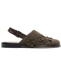 Cordera - Crochet Mule Loafers - Lyst