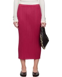 Pleats Please Issey Miyake - June New Colorful Basics 4 Midi Skirt - Lyst