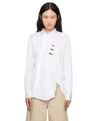 Comme des Garçons - Comme Des Garçons Shirt White Lacoste Edition Shirt - Lyst