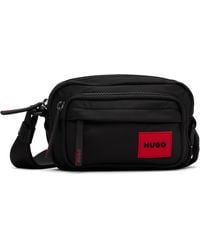 HUGO - Logo Patch Bag - Lyst