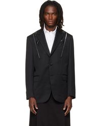Simone Rocha - Embellished Structured Slash Blazer - Lyst