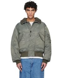 WTAPS - Khaki Drab Es Bomber Jacket - Lyst