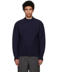 Jil Sander - Midnight Wool Sweater - Lyst