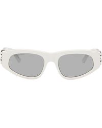 Balenciaga - White Dynasty D-frame Sunglasses - Lyst