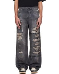 Amiri - Carpenter Repaired Baggy Jeans - Lyst