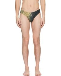 Jean Paul Gaultier - Ssense Exclusive & Body Printed Water Swim Briefs - Lyst