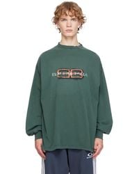 Balenciaga - Logo L/S Large T-Shirt - Lyst