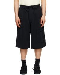 Y-3 - Crinkled Shorts - Lyst