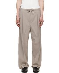 HUGO - Modern Fit Seersucker Trousers - Lyst