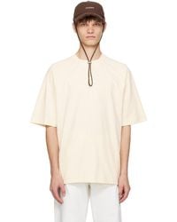 Jacquemus - Les Classiquesコレクション Le T-shirt Typo Tシャツ - Lyst