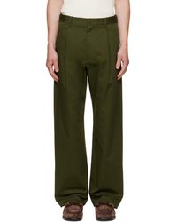 vowels - Pleated Trousers - Lyst