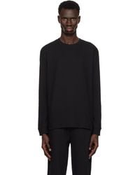 HUGO - Cotton-Blend Embroidered Logo Long Sleeve T-Shirt - Lyst