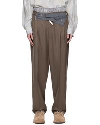 Magliano - Brown Signature Superpants Trousers - Lyst