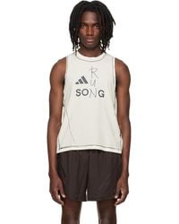 Song For The Mute - Off- Adidas Originals Edition Adirun01 Running Tank Top - Lyst