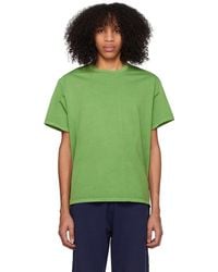Levi's - T-shirt vert à col ras du cou - Lyst