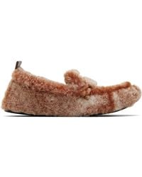 Acne Studios - Shearling Loafers - Lyst