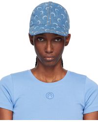 Marine Serre - Moon Laser Denim Baseball Cap - Lyst