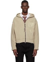 ANDERSSON BELL - Heart Logo Zip-Up Hoodie - Lyst