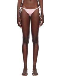 Frankie's Bikinis - ピンク Mackenzie Cheeky ストリング ビキニボトム - Lyst
