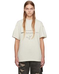 Adererror - Beige Twinkle Heart T-shirt - Lyst