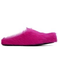 Marni - Pink Fussbett Sabot Loafers - Lyst